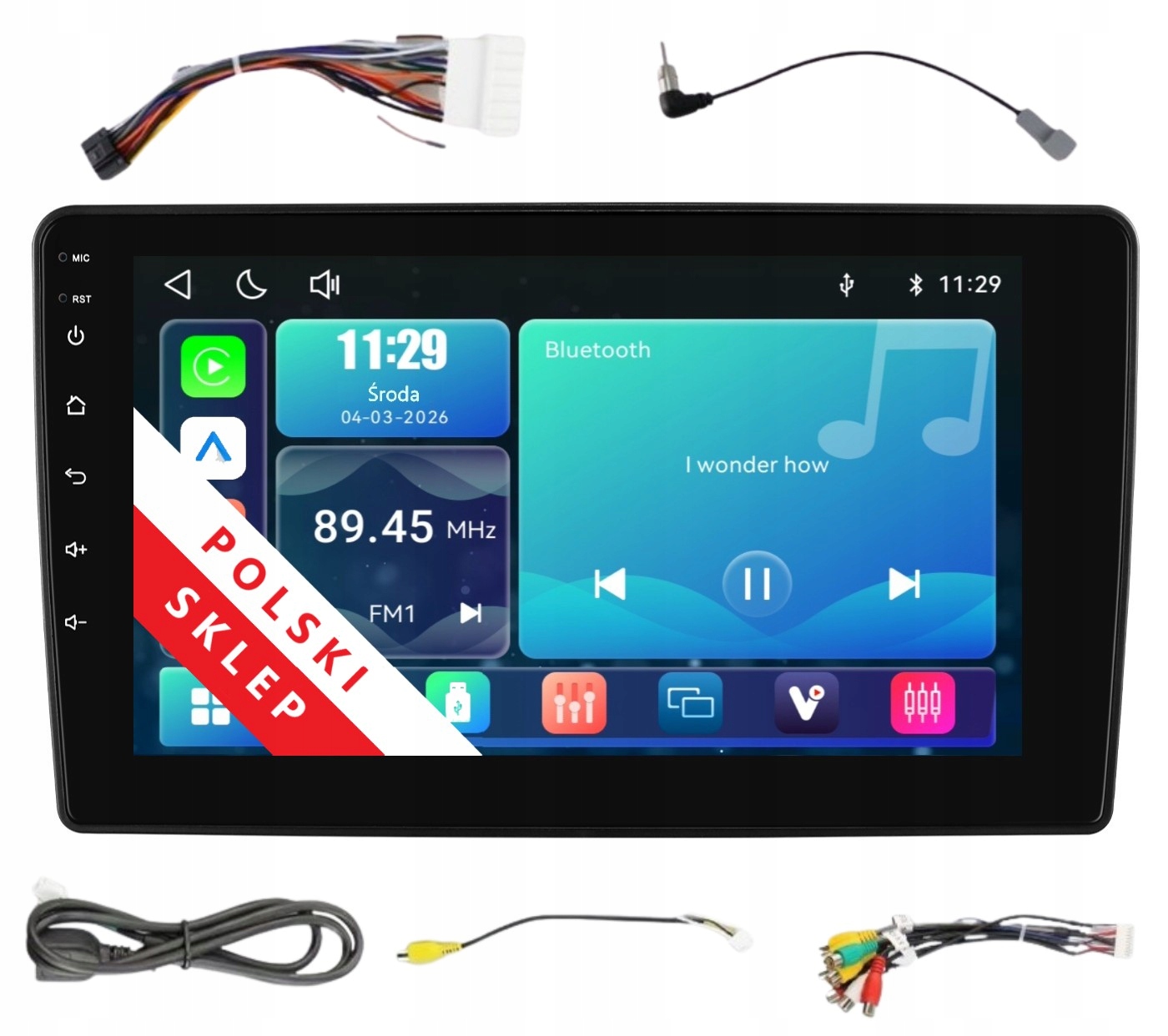 Navigace Rádio 2DIN Linux Kia Ceed A 1 Apple Carplay Android Auto