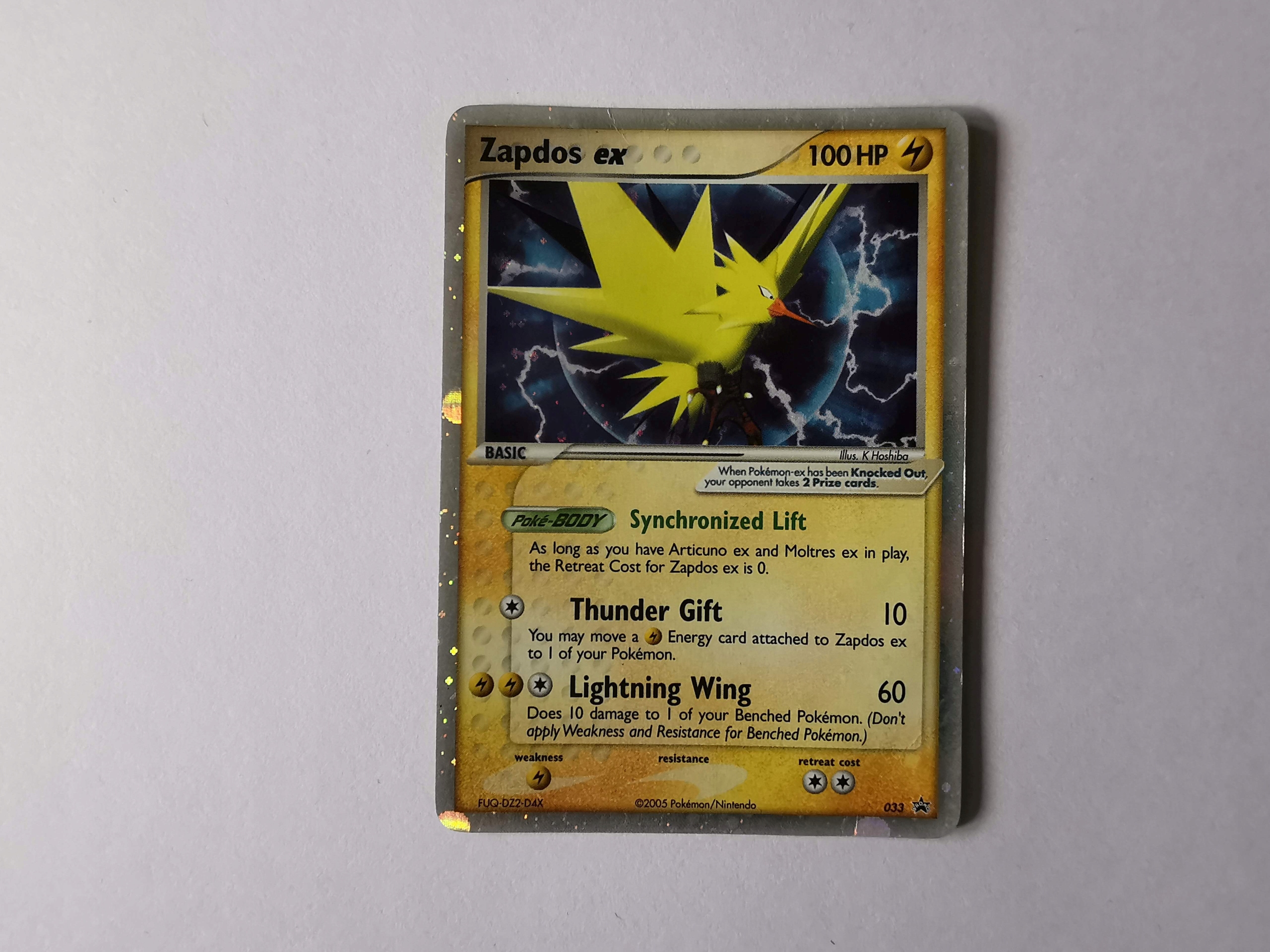 Zapdos EX Promo - 2005 - 033