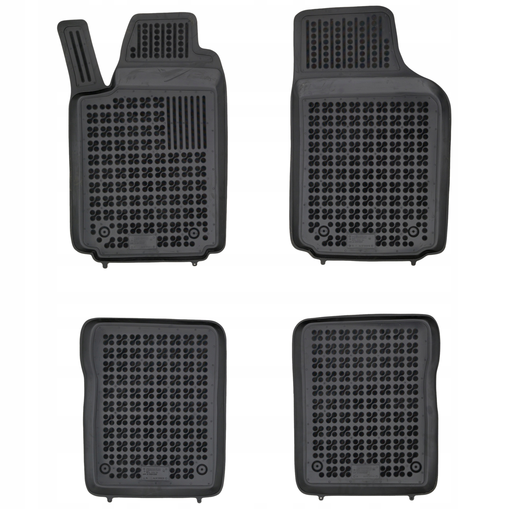 Килимки Різати-Пластик резинові 200312 4 el.