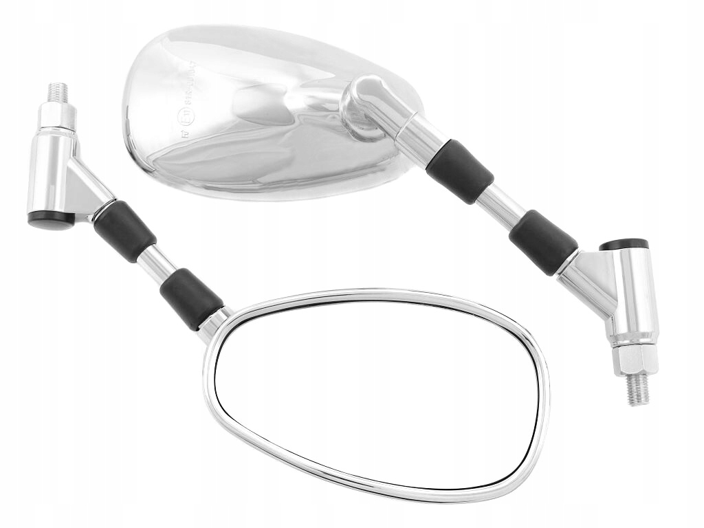 LU-466 - Дзеркала Дзеркала хром метал M10 10 мм CHOPPER DRAG