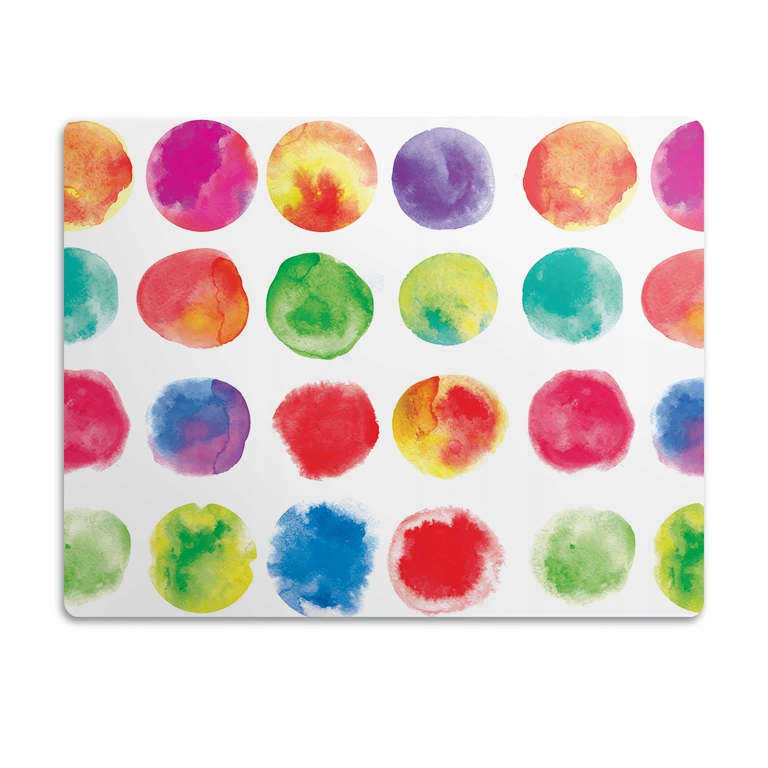 Levně Pro psa podložka pod misku Skvrny barvy 90x60 cm