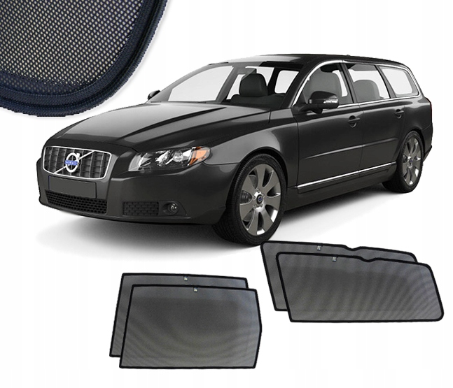 Zasłonki dedykowane do Volvo V70 III (2007–2016)