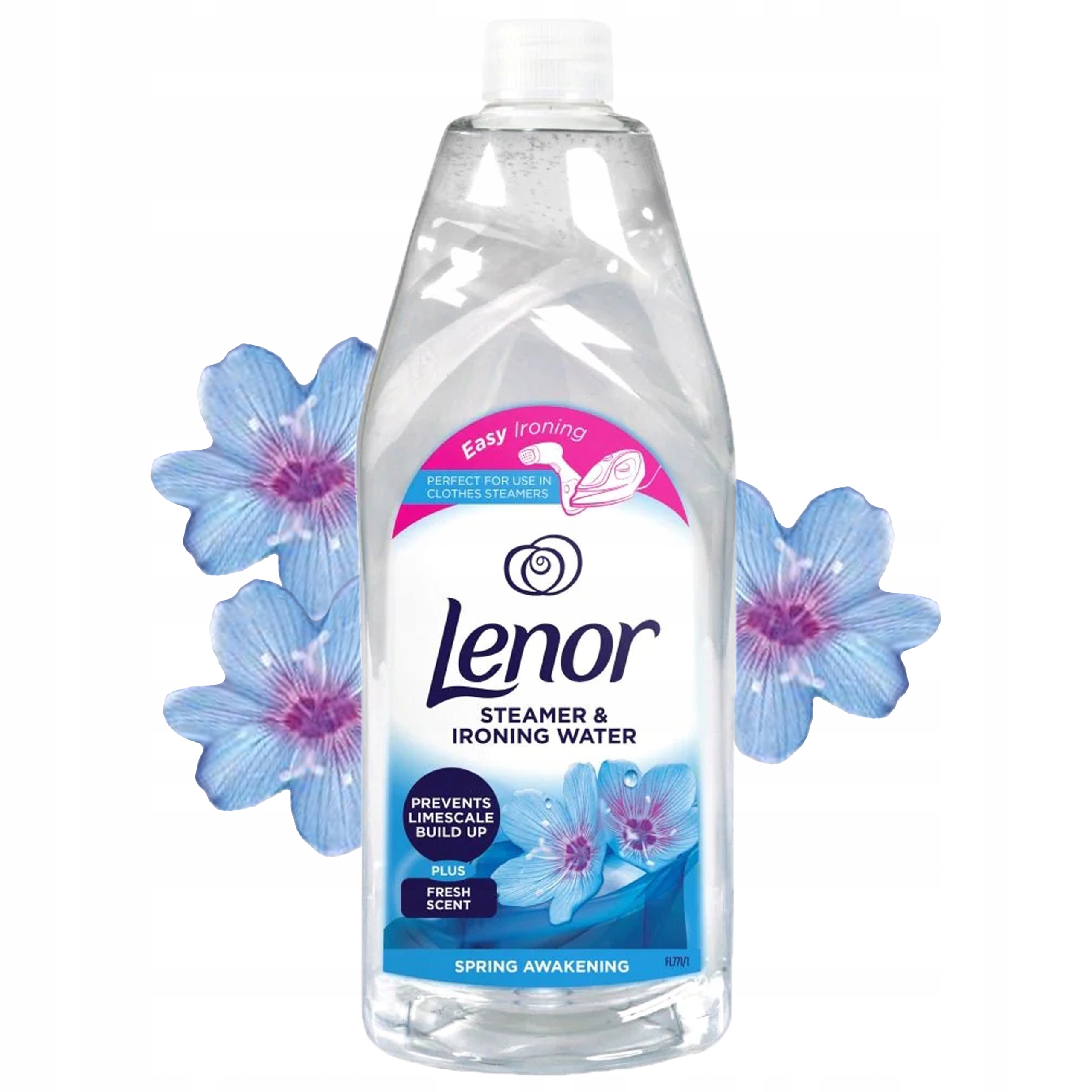 Levně Voda do žehličky napařovací destilovaná Lenor Spring Awakening 1 l