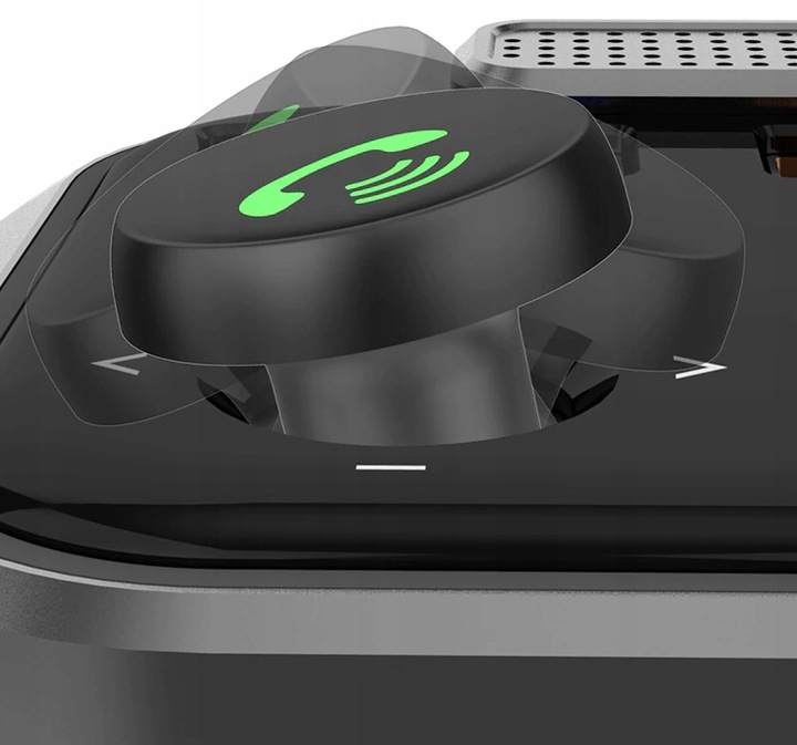 TRANSMITER SAMOCHODOWY BLUETOOTH FM MP3 SZYBKA ŁADOWARKA 3 x USB QC 3.0 Cechy dodatkowe wbudowany mikrofon