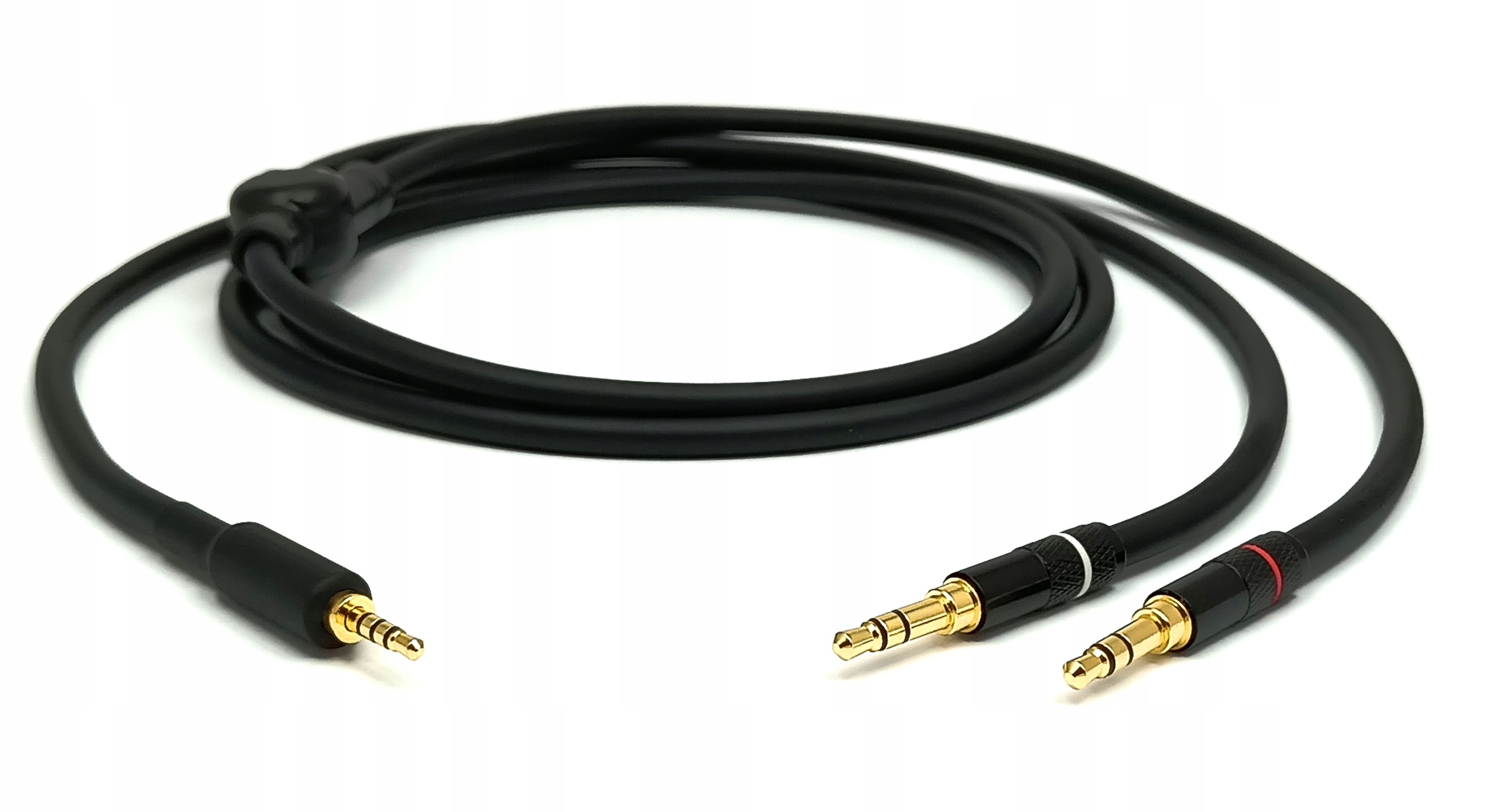 Ručně vyrobený vyvážený kabel pro sluchátka Audeze LCD-1 konektor 2,5 mm