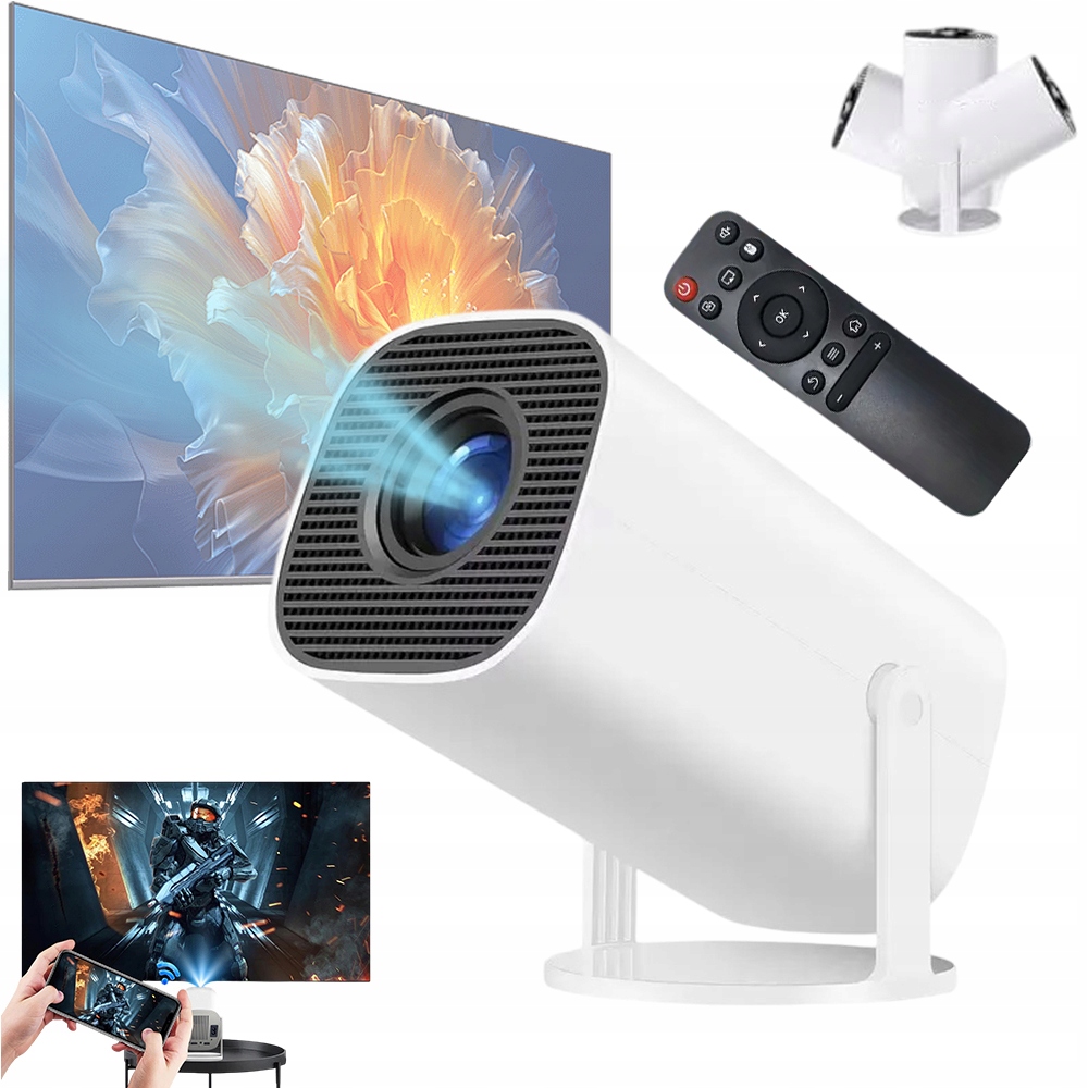 Přenosný Inteligentní Mini Projektor 1080P Hd S Automatickou Korekcí