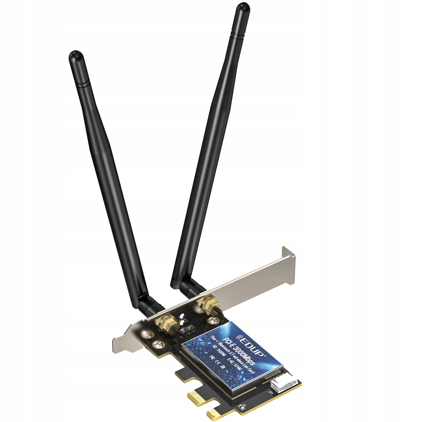 Síťová karta Pci-e pro Pc WiFi 6 Bluetooth 5.1 max 3000Mb/s