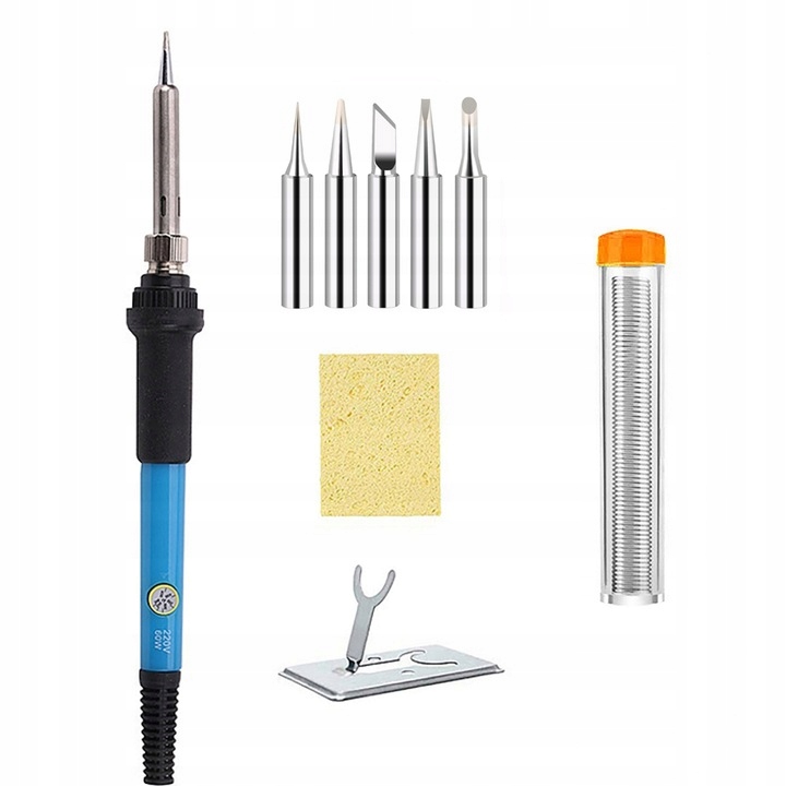Lutownica Precyzyjna Kolbowa Zestaw 60W z Regulacją Groty Podstawka Cyna Kod producenta Lutownica Precyzyjna Kolbowa 60W Novaza Tech