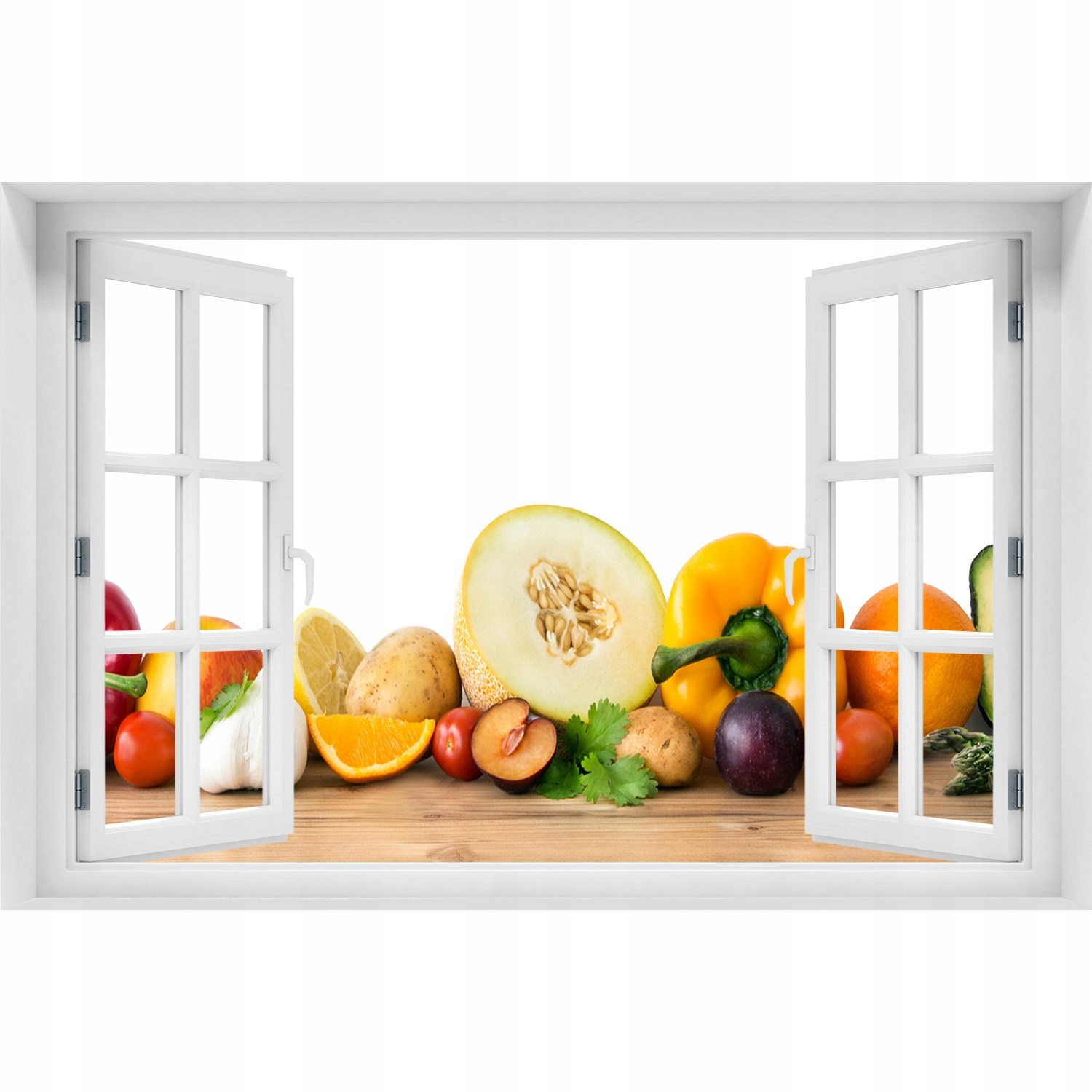 

Samoprzylepna naklejka Owoce i warzywa 150x100