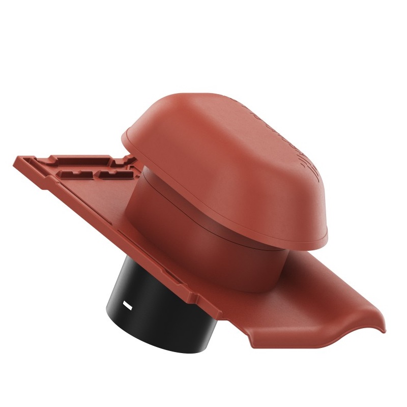 Odvětrávač 125 Alegra 9V Červená Matná Angoba