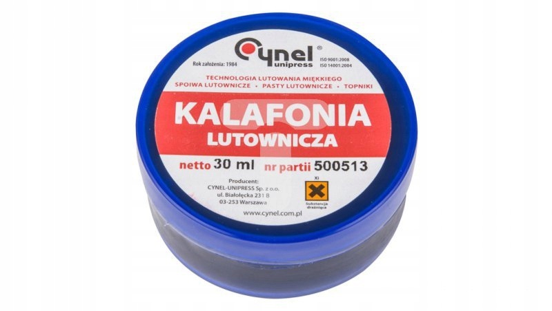 

Kalafonia lutownicza 30ml 44E812
