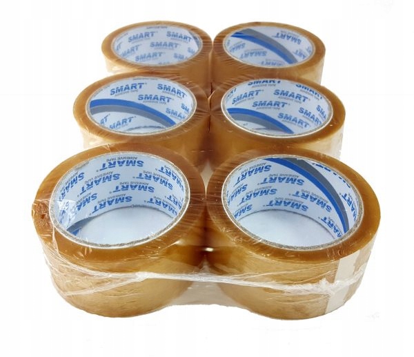 

6x Taśma do pakowania pakowa przezroczysta Mocna