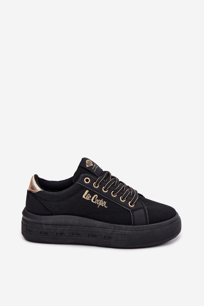 Dámské Tenisky Na Platfrormu Nízké Lee Cooper LCW-26-44-4476 Černé vel. 38