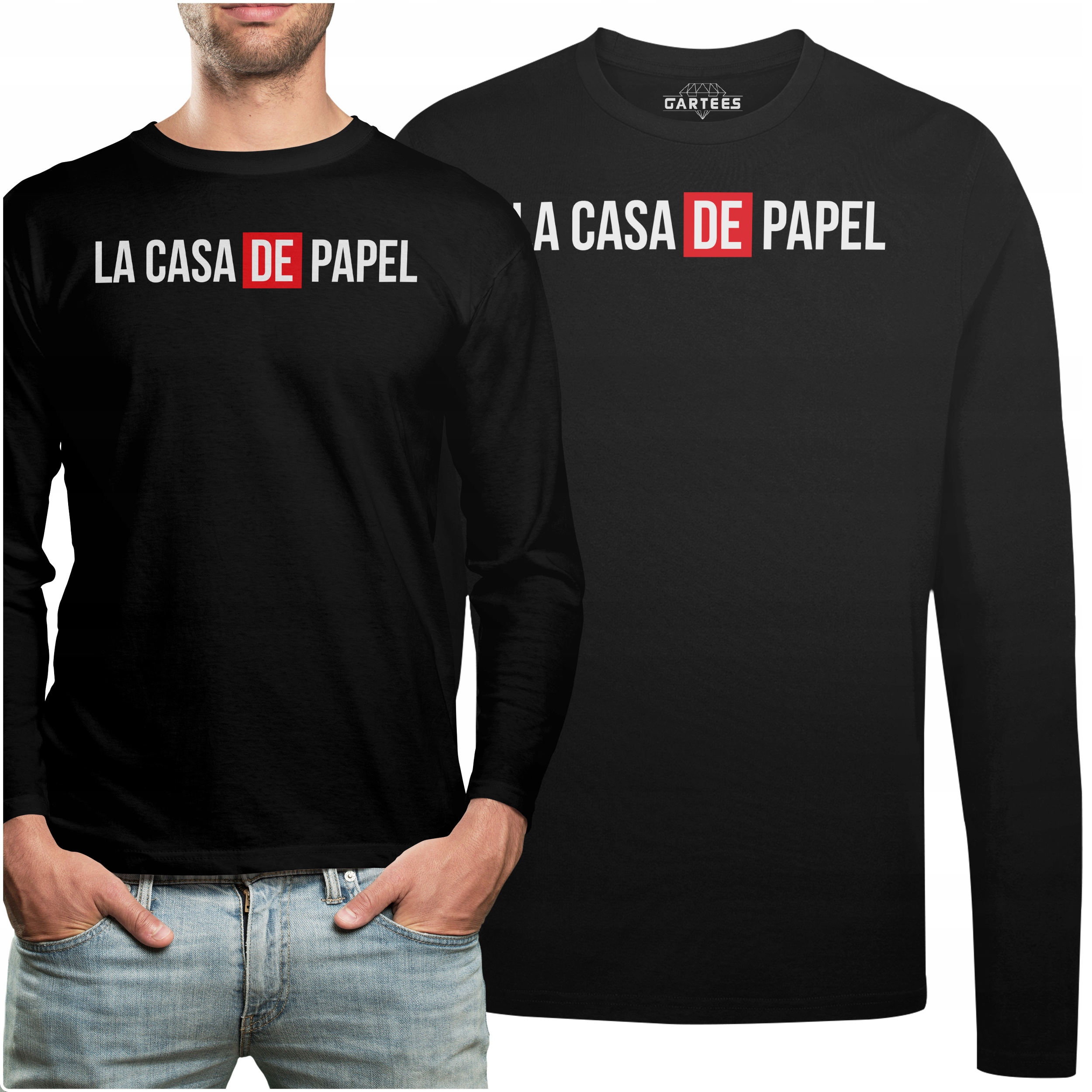 

Koszulka Long Na Prezent La Casa De Papel Serial