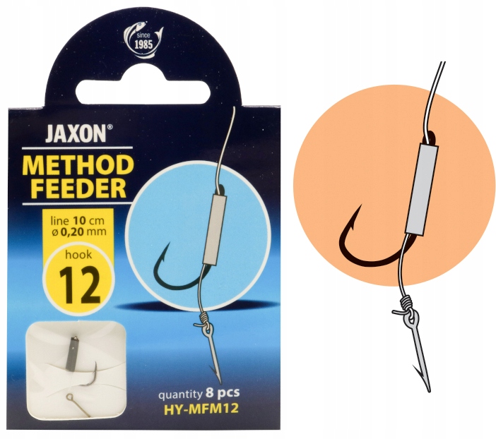 

Haczyki Method Feeder Jaxon 8szt. przypon igła 12