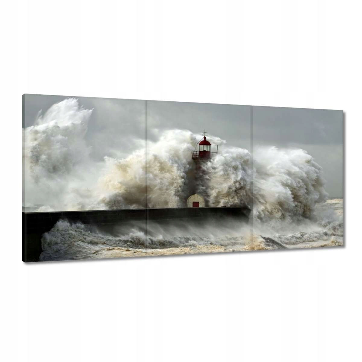 Obrazy 180x90 Maják Búrka