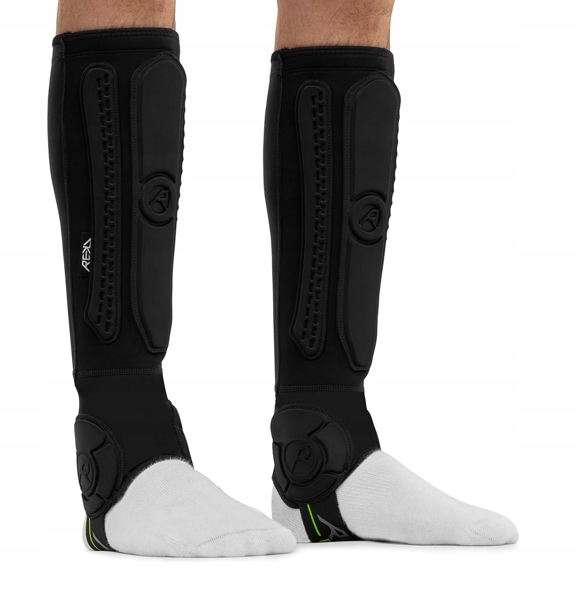 Ochraniacze piszczeli i kostek Rekd Energy Covert Black Long S/m