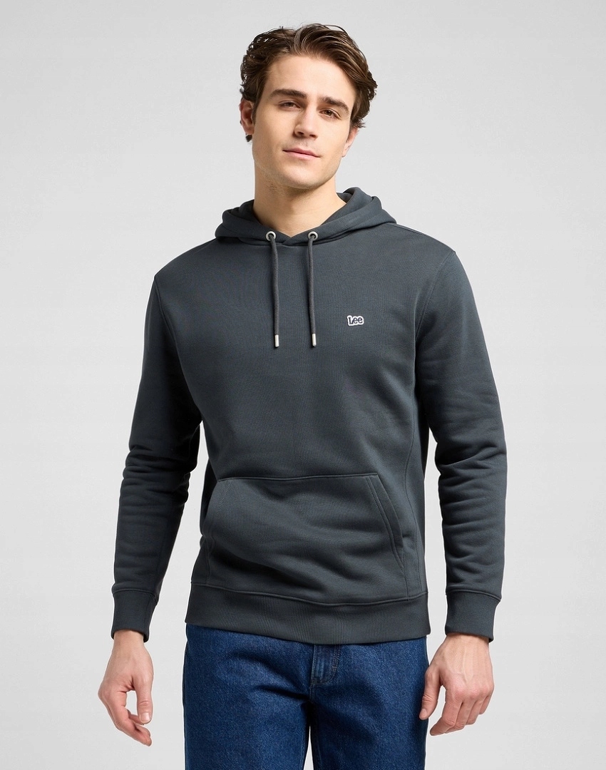 Pánská mikina Lee Plain Hoodie Washed Black 112371838 M