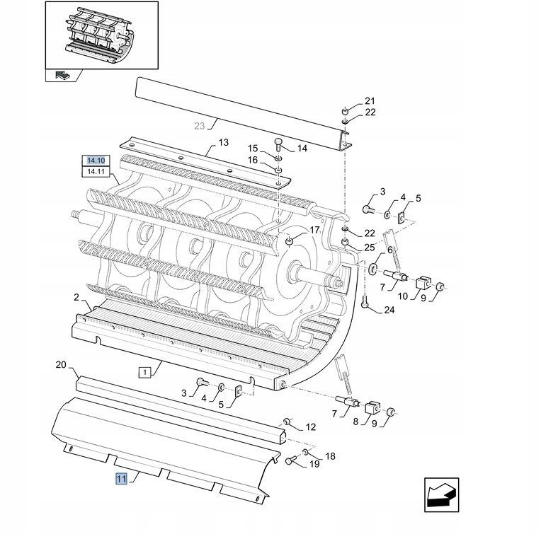 Płyta New Holland TC 84057702