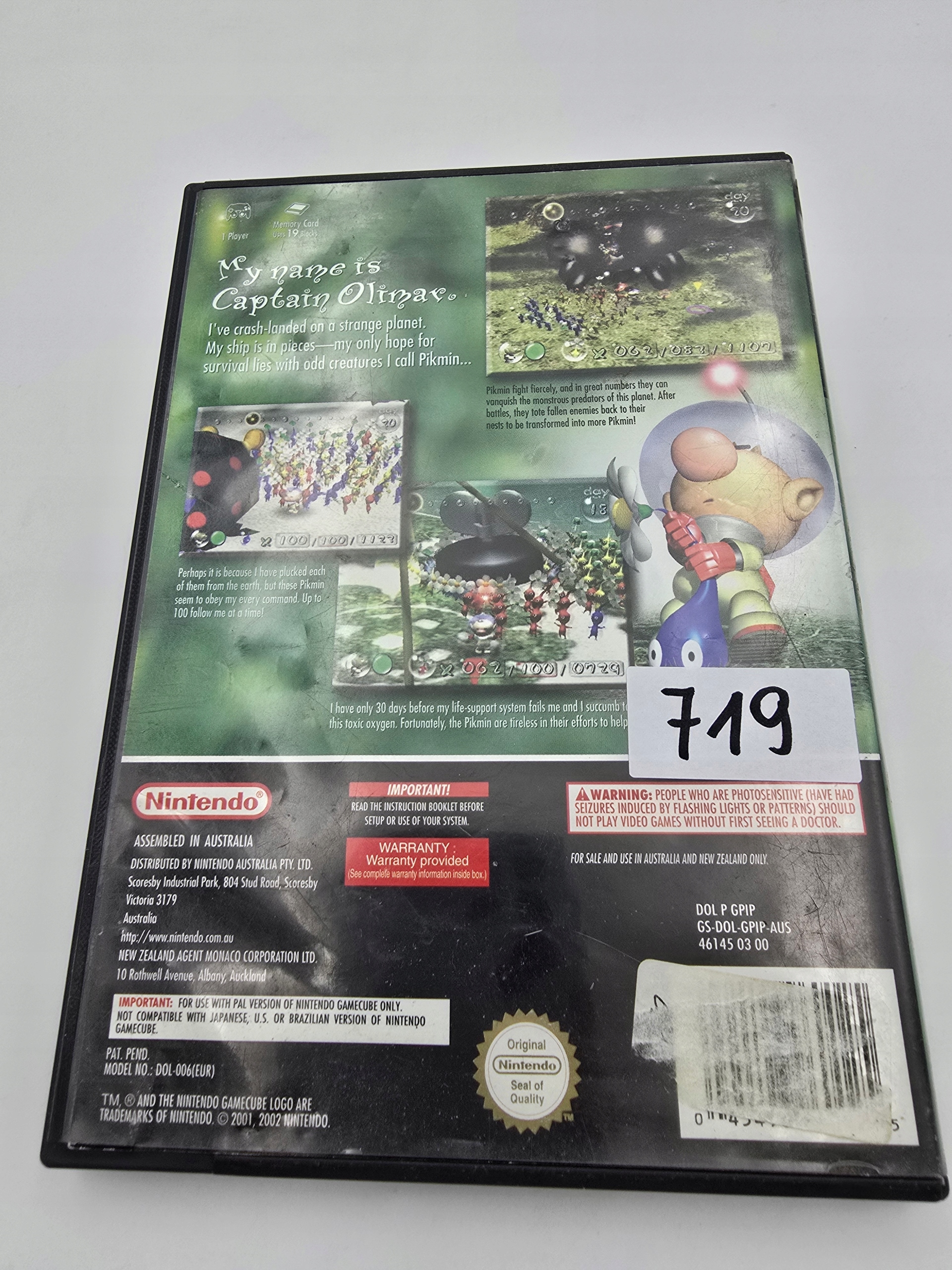 NINTENDO GAMECUBE PIKMIN EAN (GTIN) 0045496390952