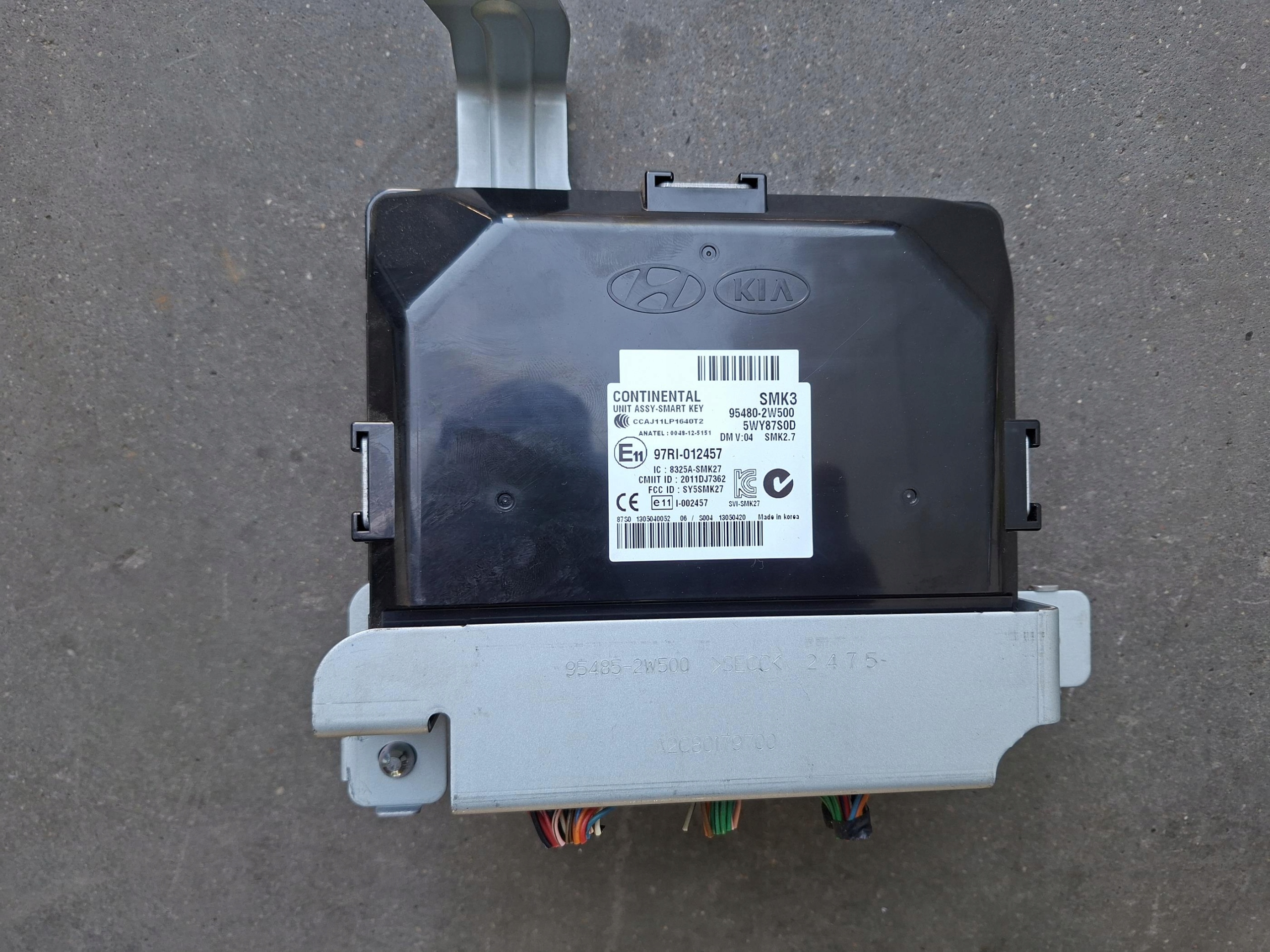 module control unit SMART KEY 95480-2W500 HYUNDAI SANTA FE III 2.2 D CRDI