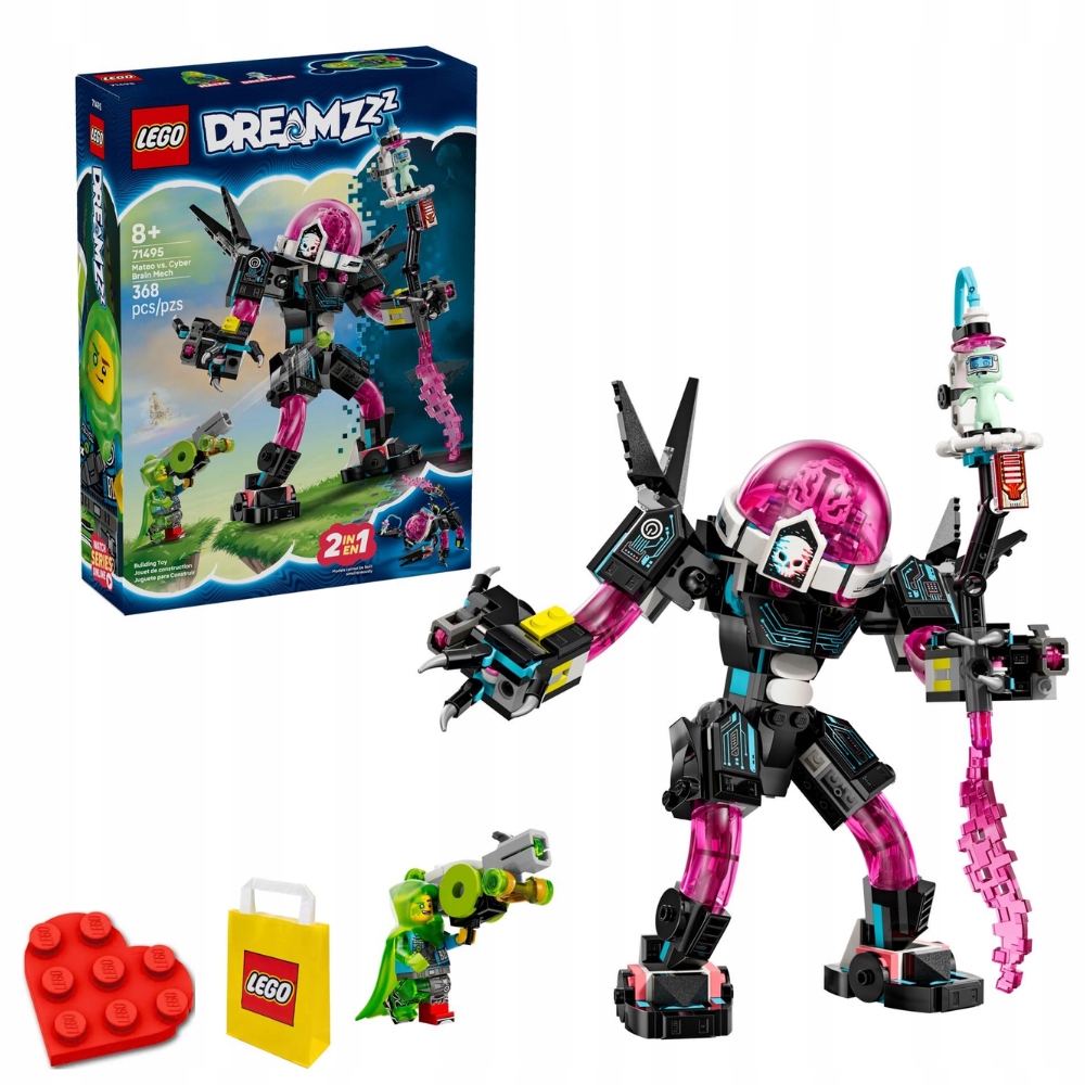 stavebnice Lego DREAMZzz Mateo versus robot Cybermozk 368 dílů 8+