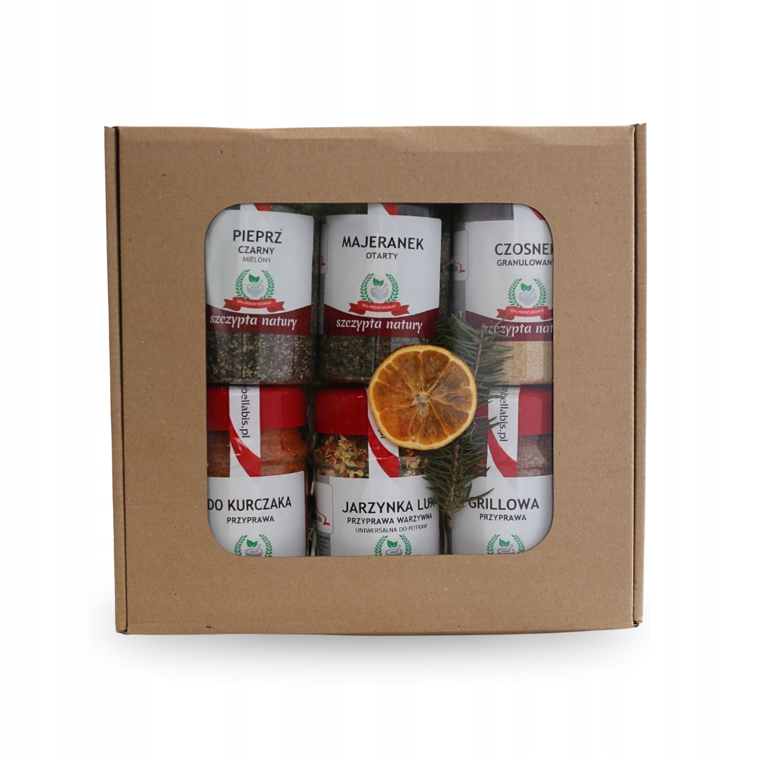 Zestaw Prezentowy Przypraw 6 szt