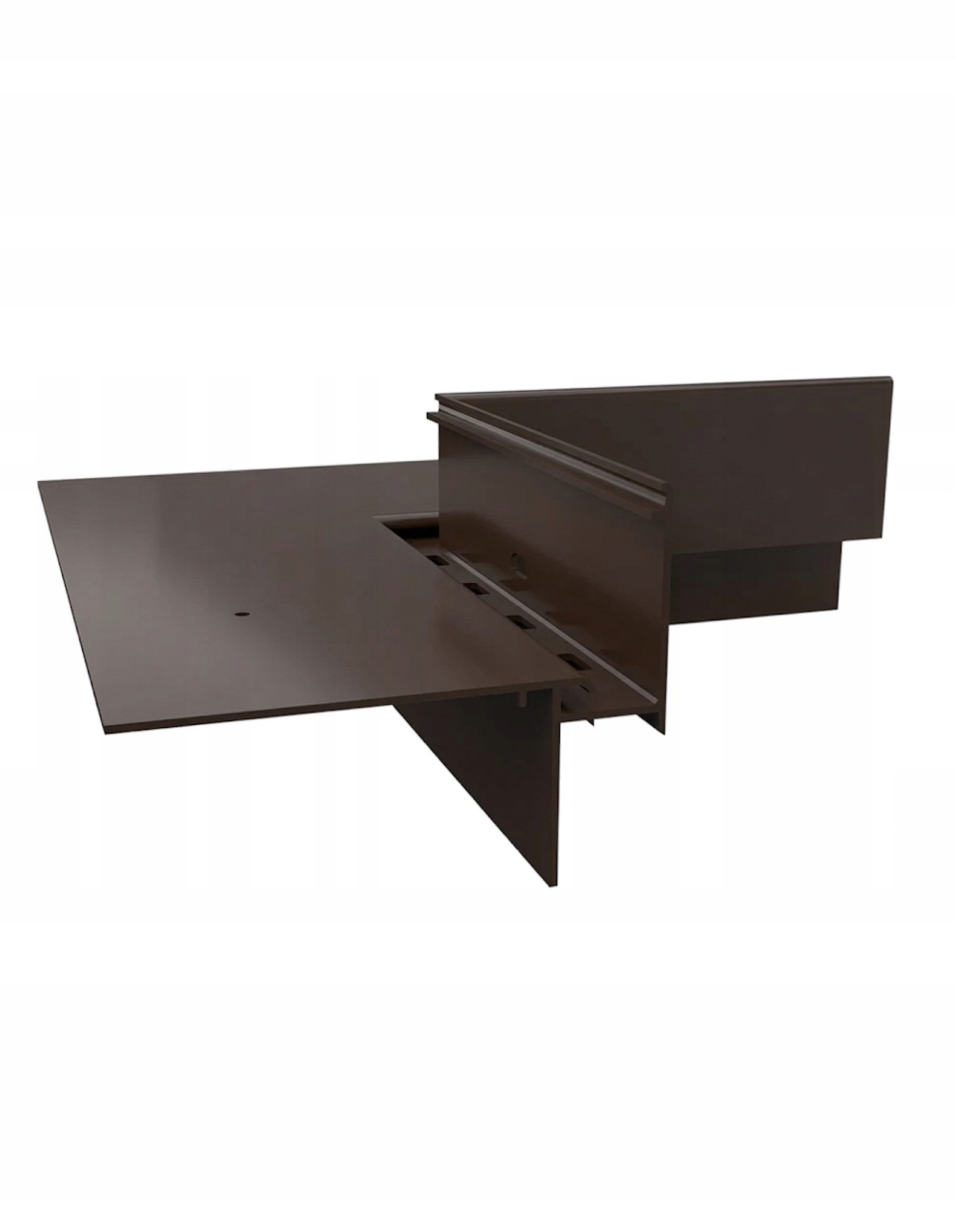Vnitřní roh W35+ Plus Okapové profily 90° Bronz RAL8019 Renoplast