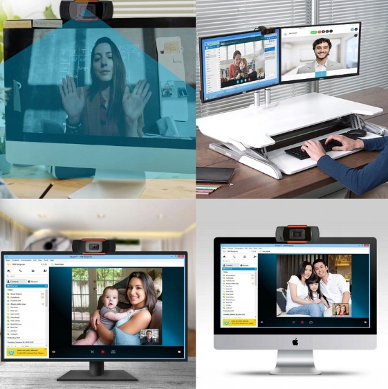 KAMERKA NTERNETOWA PC DO LEKCJI HD + MIKROFON Megapiksele 2 MP