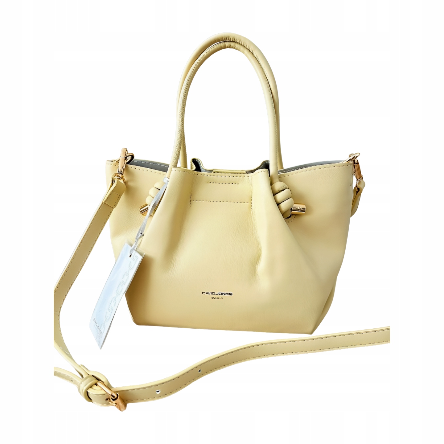 David Jones kabelka mini shopperka žlutá