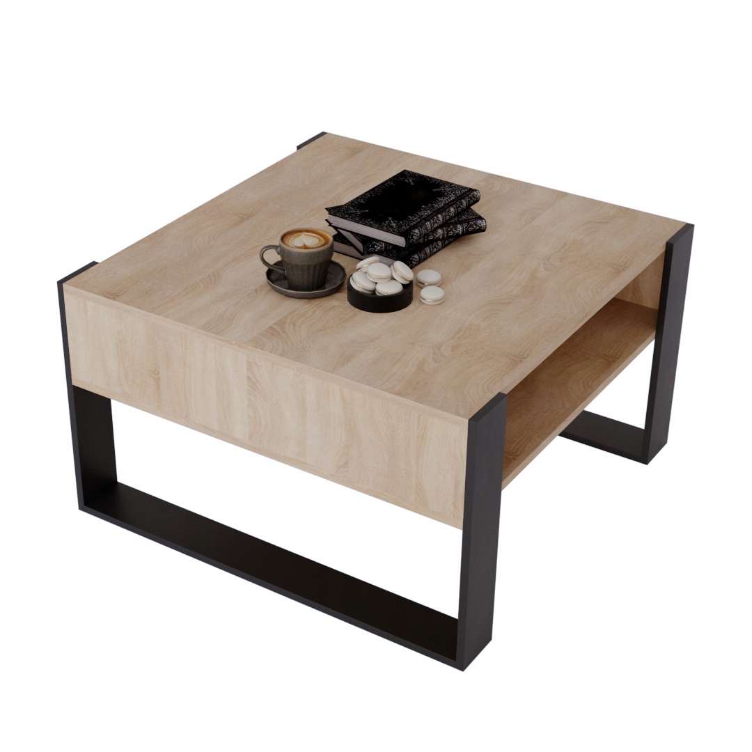 Kávový stolek Karo loft bardolino stůl 71,5 x 68 cm