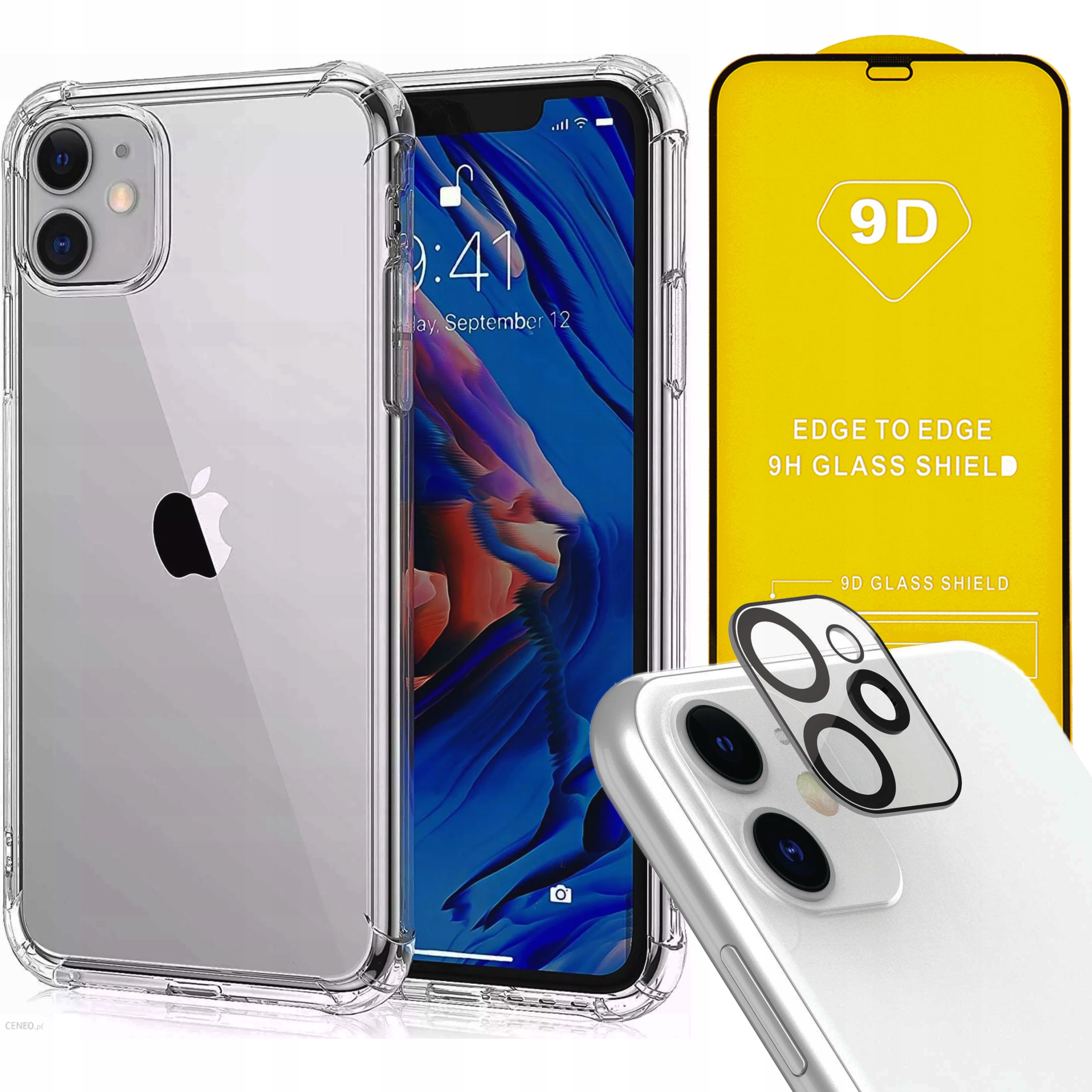 

Pełna Ochrona Szkło Na Aparat Ekran Etui iPHONE 12