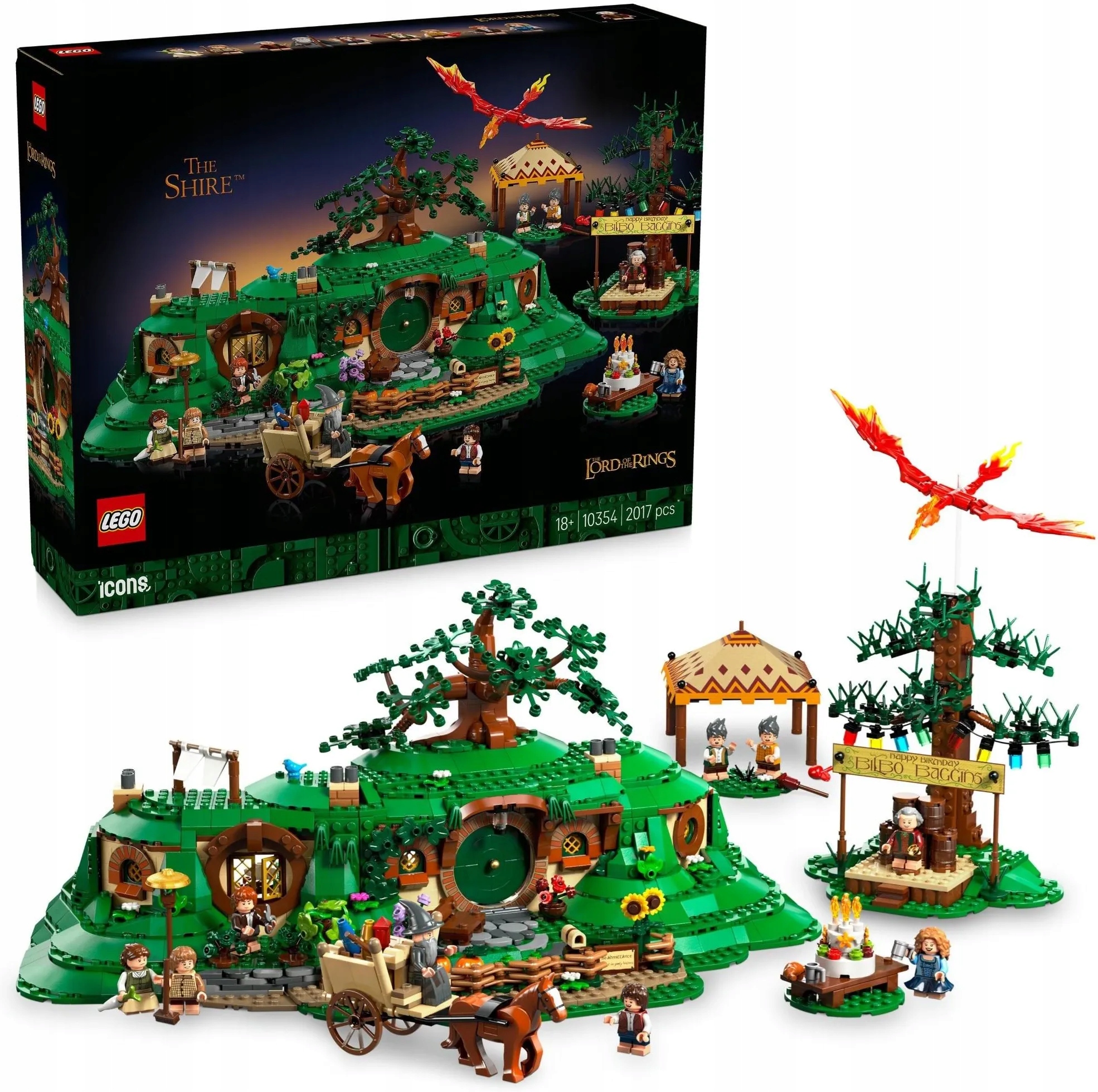 stavebnice Lego Icons 10354 Pán prstenů: Shire Pán prstenů LotR