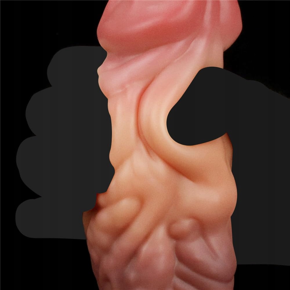 DILDO PENIS Realistyczny Dildo 18cm Silikonowy Analplug z Przyssawką — miniatura 5
