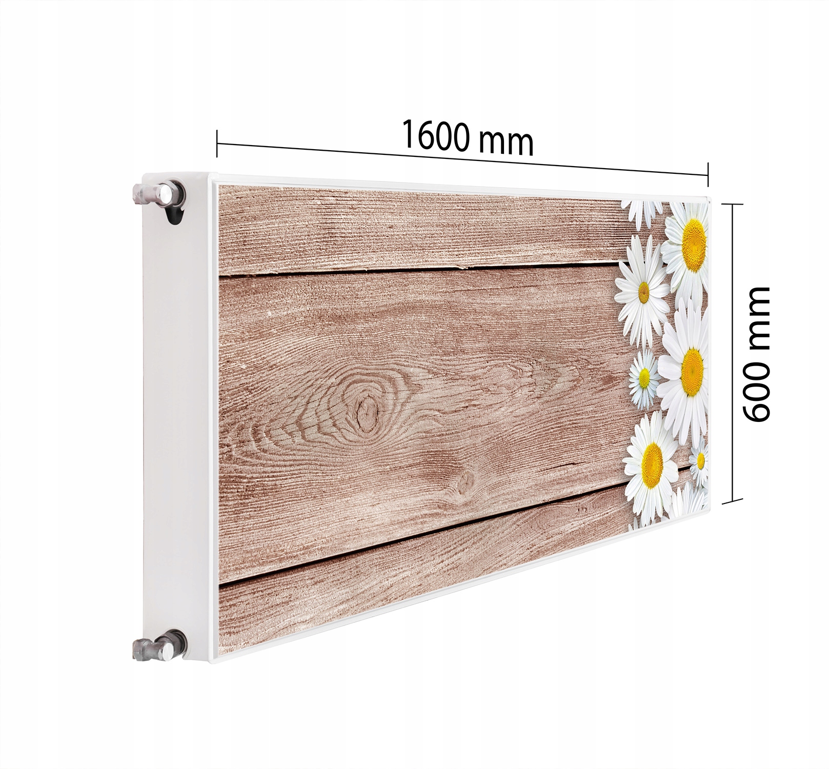 Magnetická Krytka Na Radiátor 160x60 Dřevo Podložka Magnet