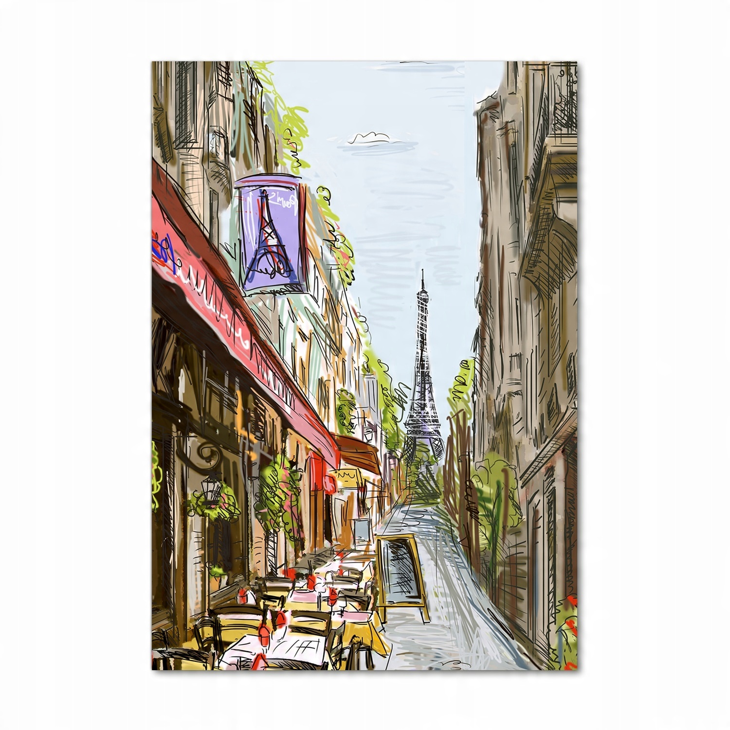 

Foto obraz na szkle Wieża Eiffla Paryż 70x100 cm
