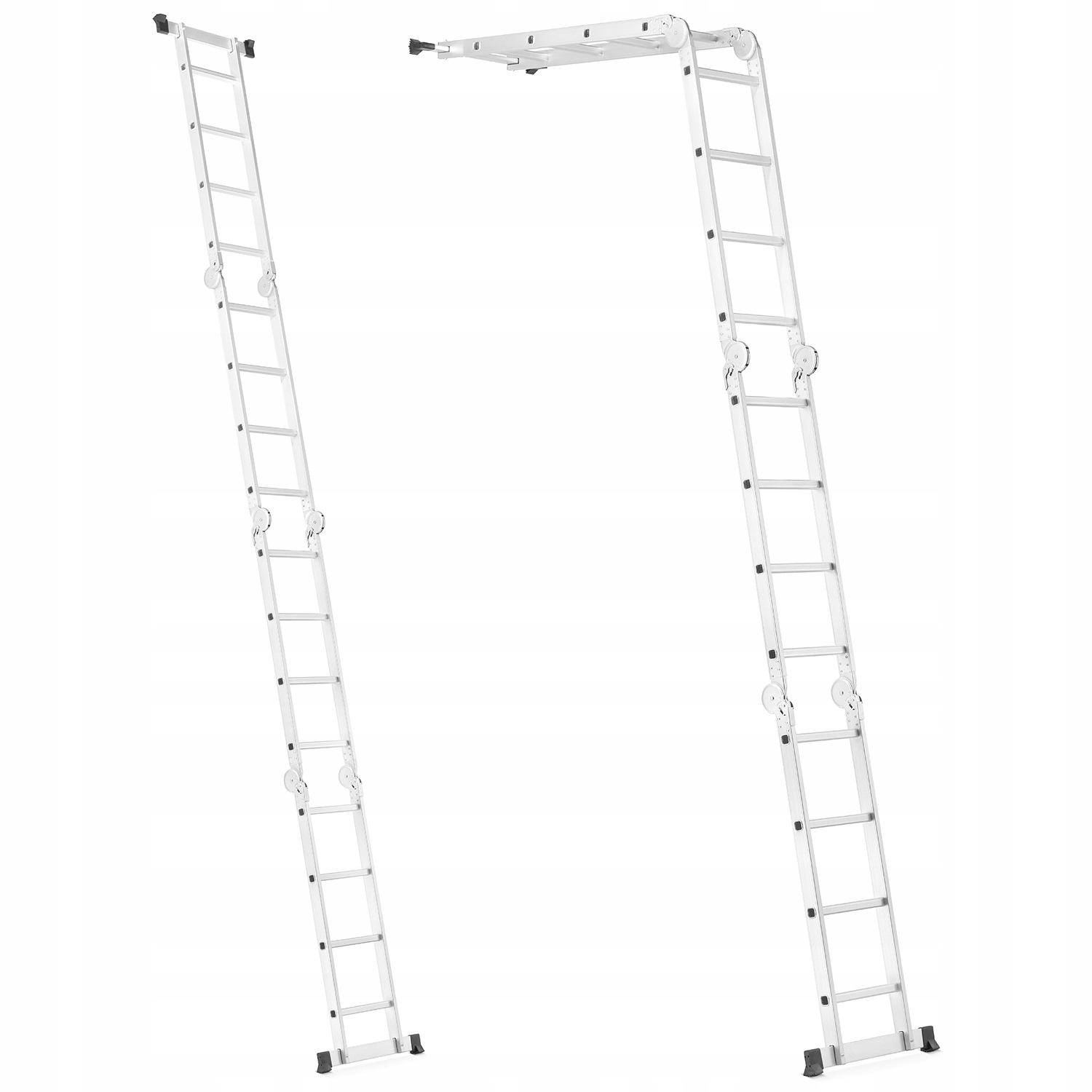 Drabina aluminiowa przegubowa SKŁADANA wielofunkcyjna rozkładana 4x4 HIGHER — 21
