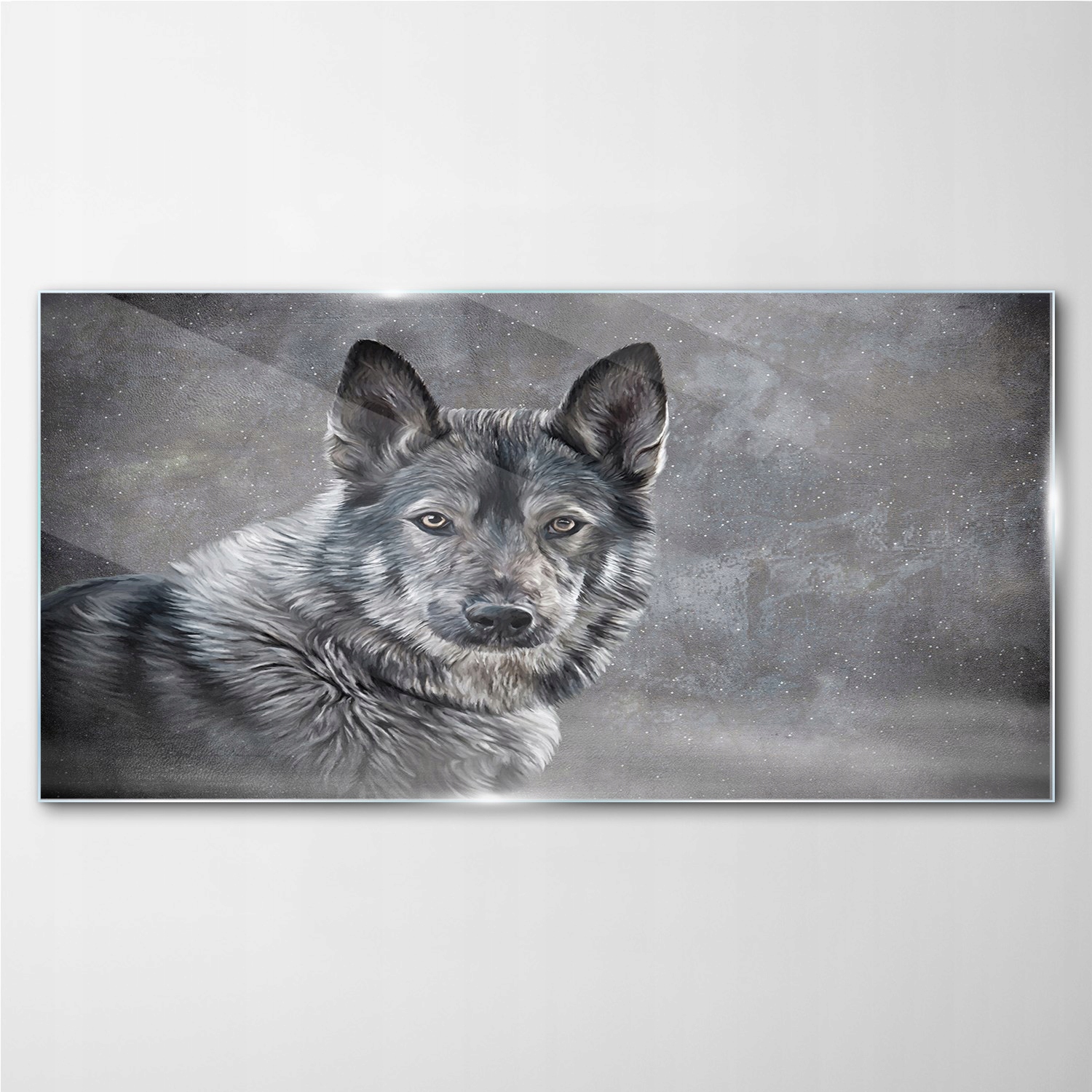 

Obraz szklany Zima śnieg zwierzę wilk pies 140x70