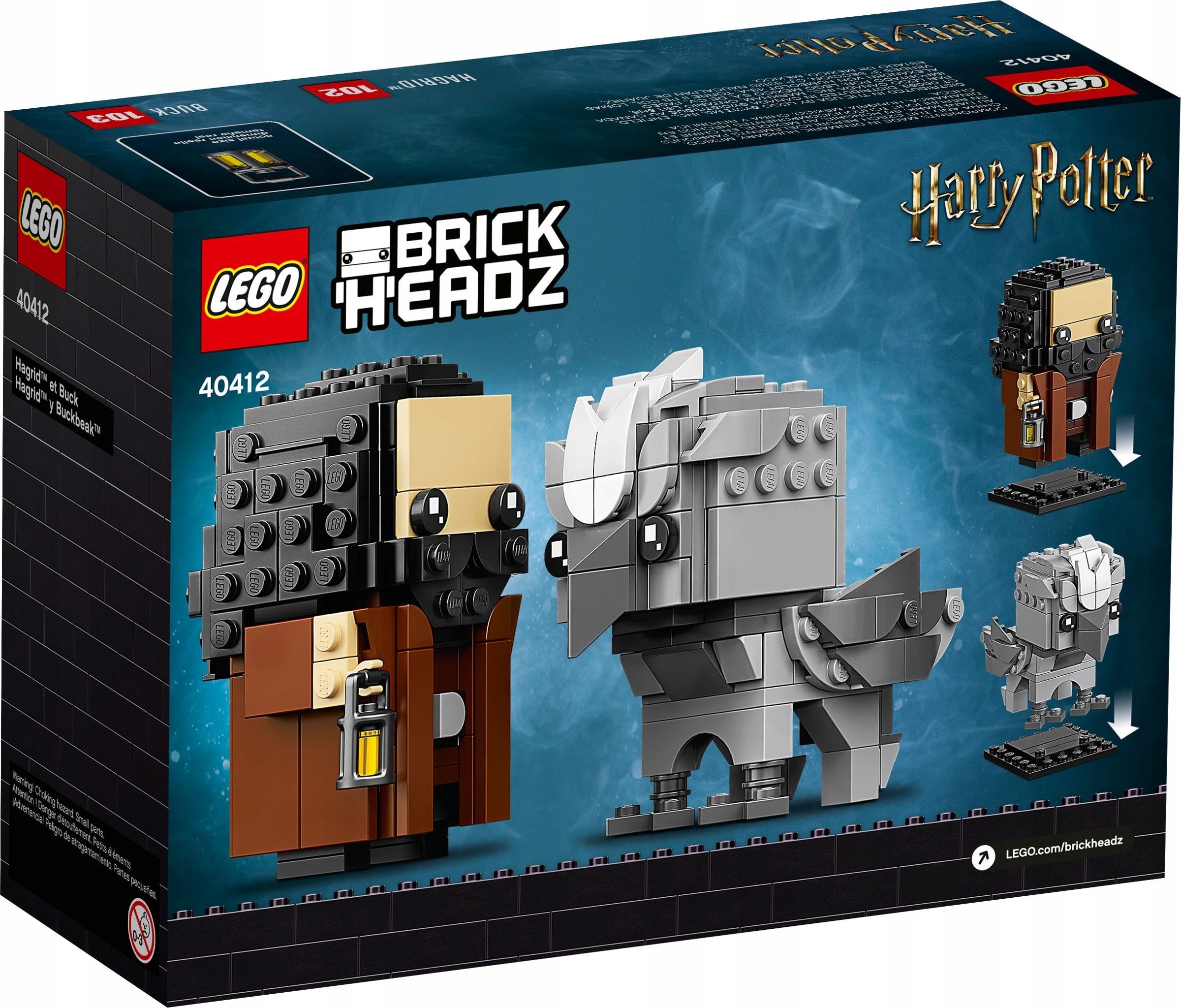 LEGO BRICKHEADZ Harry Potter 40412 Hagrid i Hardodziob Marka LEGO