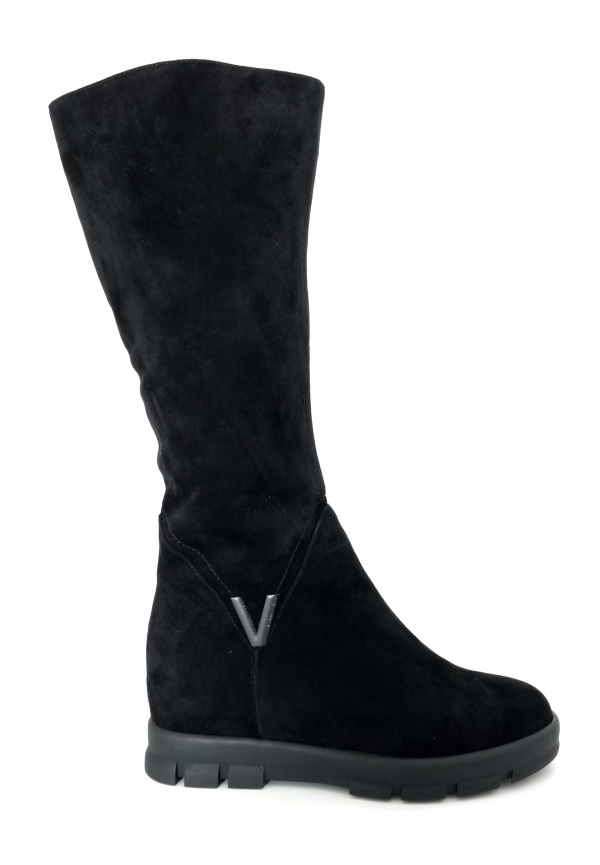 Kozačky Skrytý Koturn Loretta Vitale B532 Černé r40