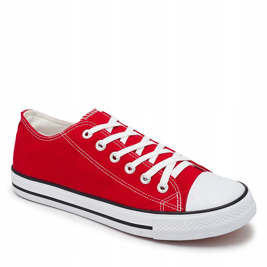 

607 Red Czerwone Trampki Męskie Ekileff 41
