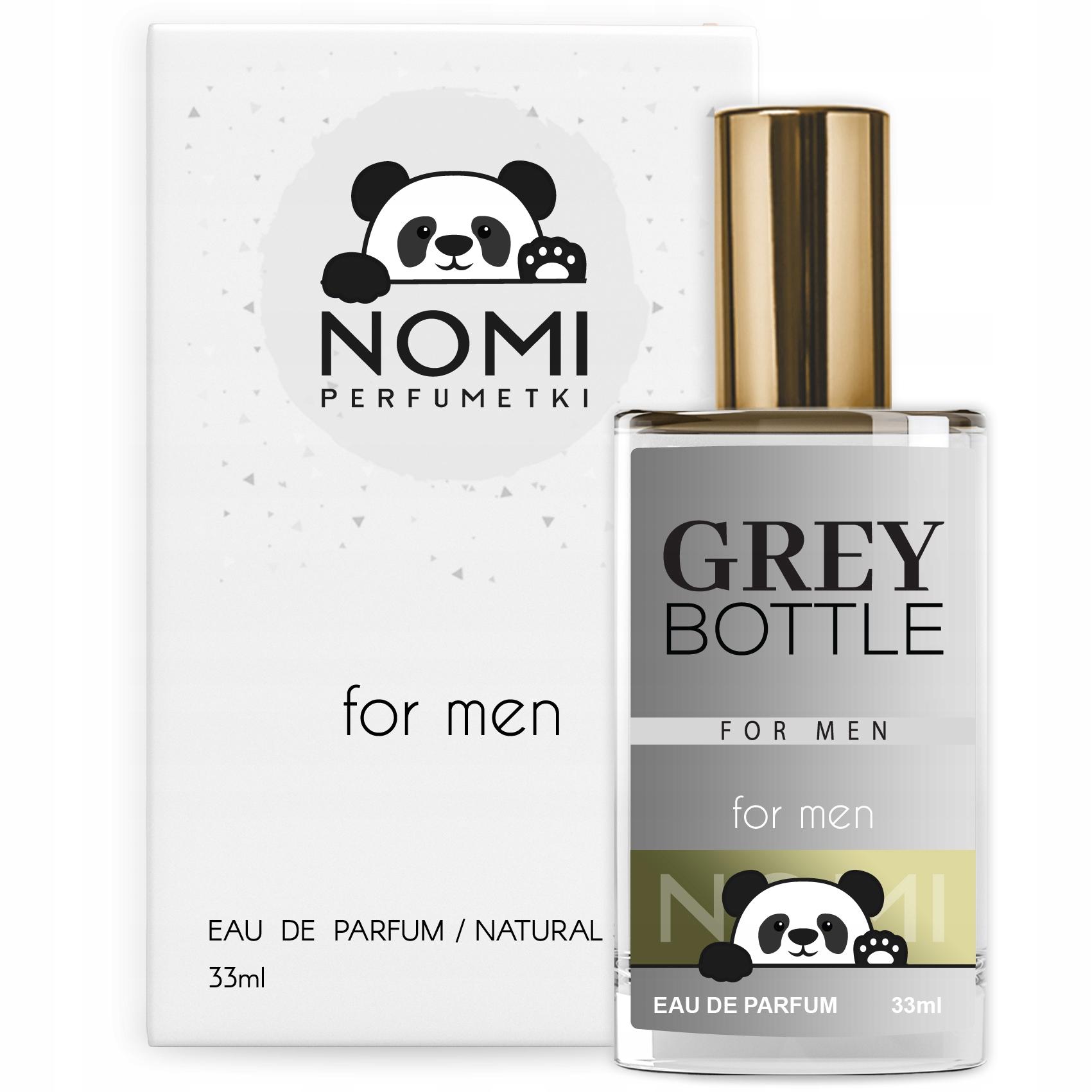 

Trwałe Nomi Perfumetki Męskie Grey Bottle 33ml Edp