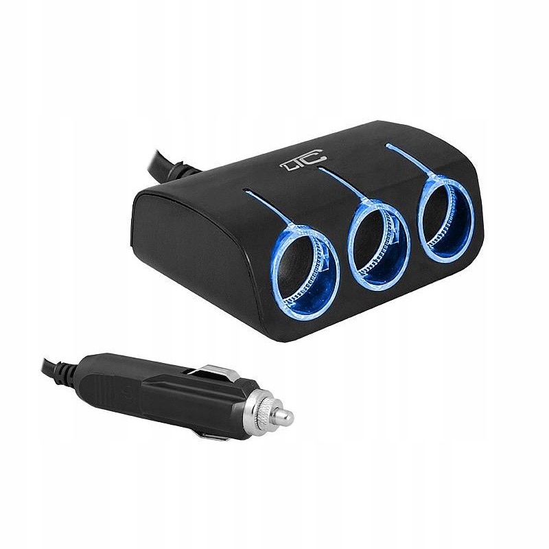 

Rozgałęźnik zapalniczki 3 gniazda kabel ROZ4