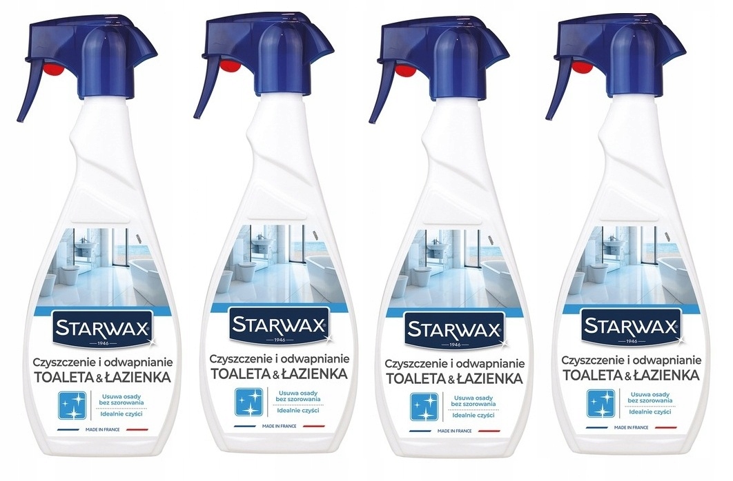 Levně 4xSTARWAX Čištění A Odvápňování Toaleta & Koupelna 500 ML