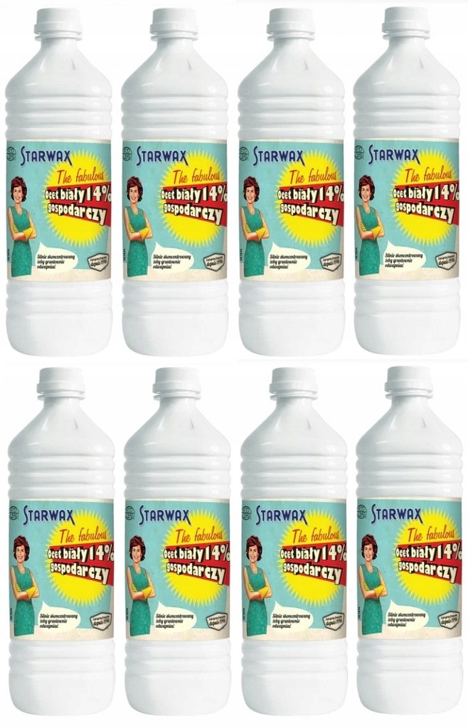 Levně 8x Starwax The Fabulous Ocet Bílý 14% Hospodářský 1L