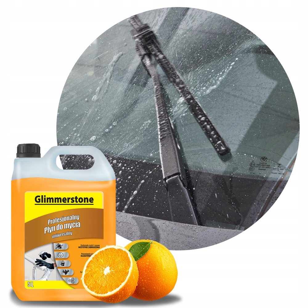 GLIMMERSTONE LETNI PŁYN DO SPRYSKIWACZY SZYB 4 x 5L = 20L SPRAWDZONA JAKOŚĆ Producent Glimmerstone