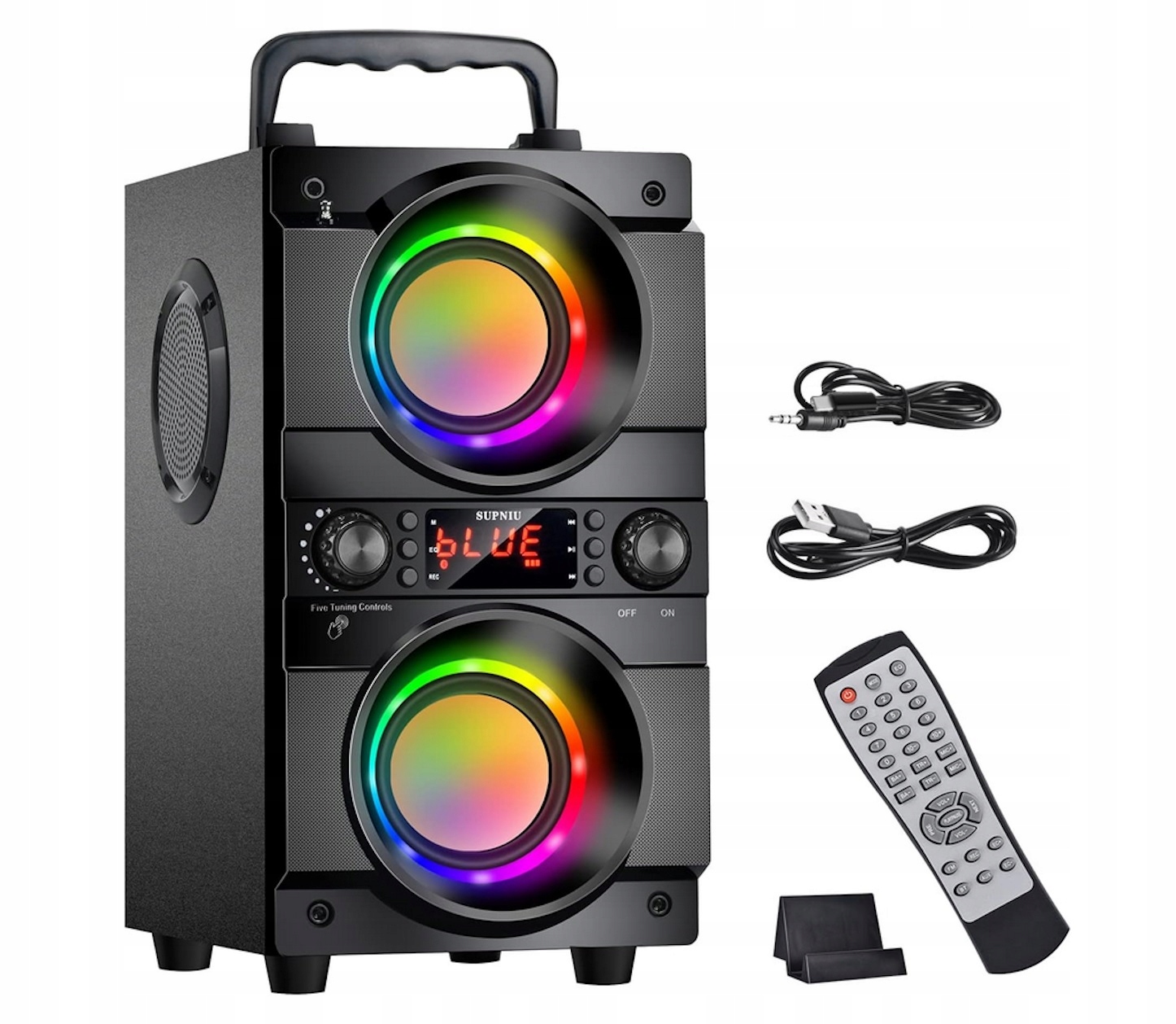 Prenosný Mobilný Reproduktor Supniu A21 Bluetooth 60W Čierny