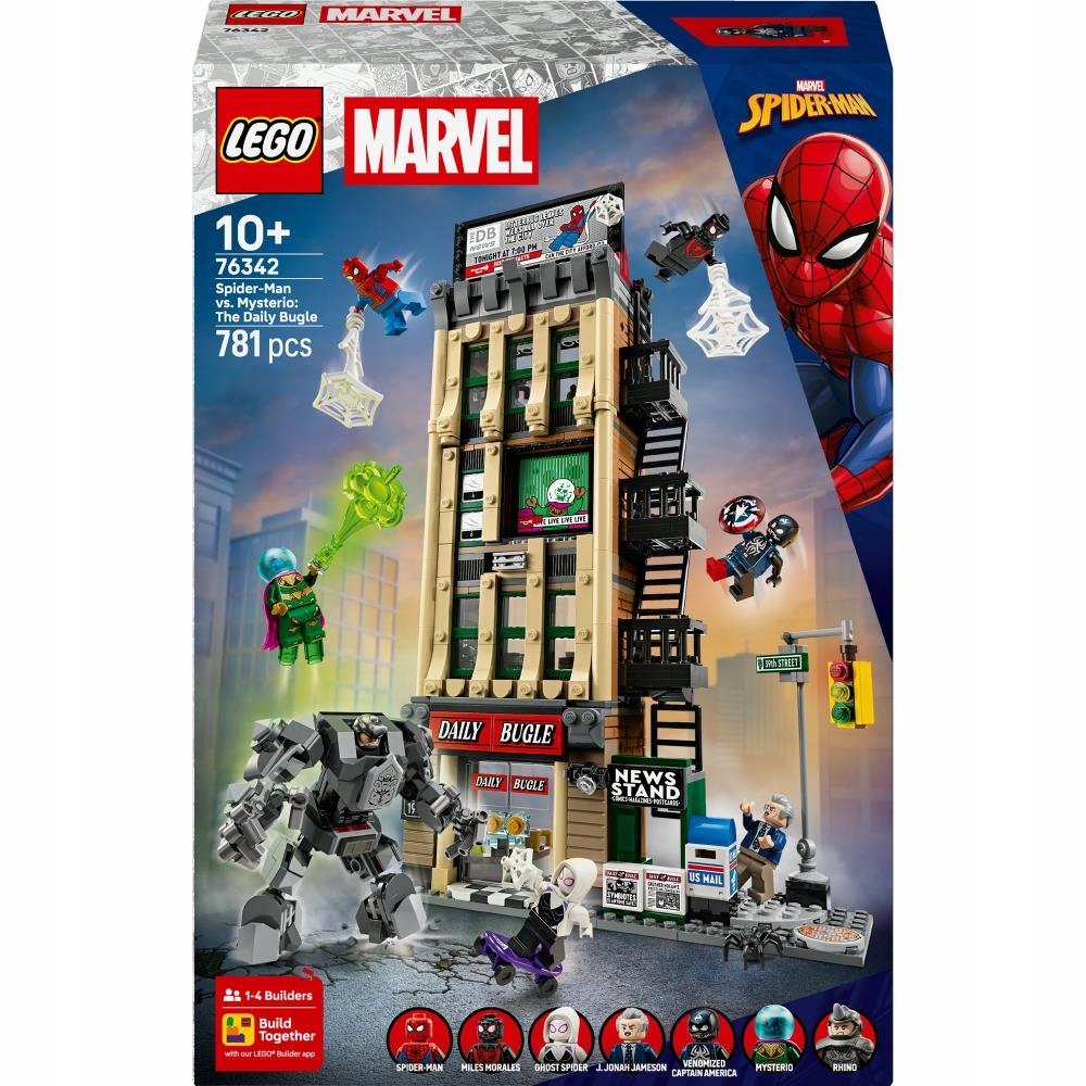 Lego Marvel Heroes Spider-Man vs. Mysterio: Redakce Daily Bugle 76342