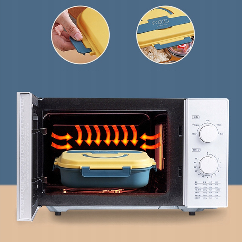 POJEMNIK OBIADOWY LUNCHBOX ŻYWNOŚĆ OBIAD ZE STAL NIERDZEWNA 1,5L Model Pojemnik obiadowy ze stali nierdzewnej