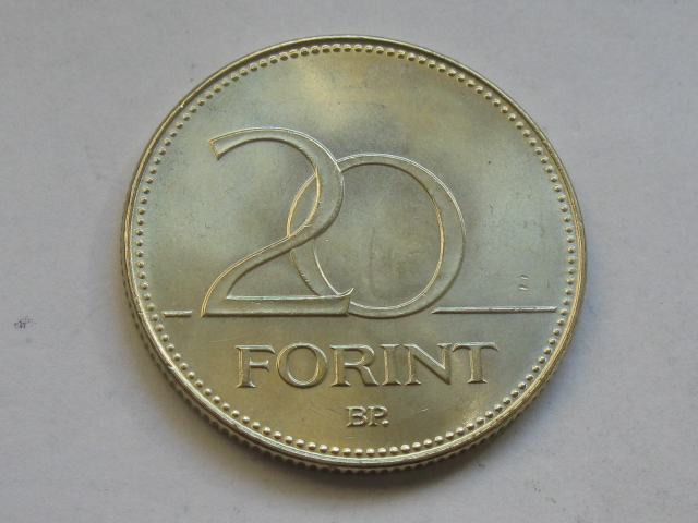 nr182 Węgry Moneta 20 Forintów 2022 stan 1 UNC
